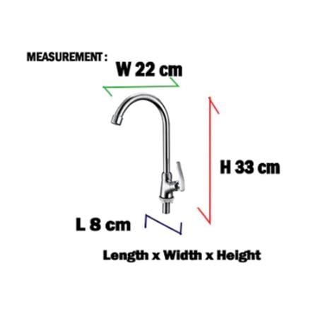 LIVINOX SINK FAUCET PILLAR SINK TAP LT-AT111/UC SILVER