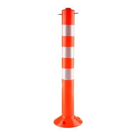 TRAFFIC DELINEATOR POST RIGHT 75CM SILVER