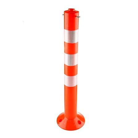 TRAFFIC DELINEATOR POST RIGHT 75CM SILVER