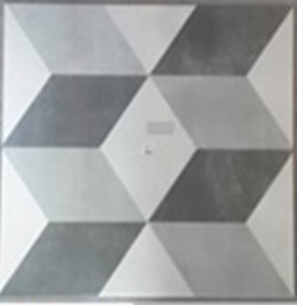 TARA FLOORTILE 40X40CM CUBO GREY 0.96M2