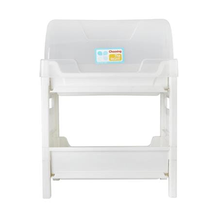 2-TIER PLASTIC DISH DRAINER HL 542/2 WHITE 43X36X62CM
