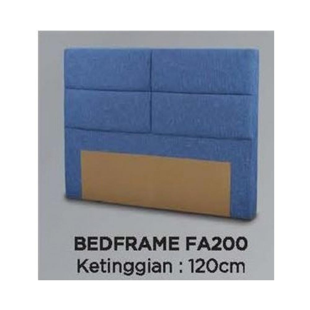 KINGKOIL BEDFRAME ONLY SUPER SINGLE SIZE (3.5) FA200 ADMIRAL BLUE