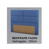 KINGKOIL BEDFRAME ONLY KING SIZE (6) FA200 BLUE