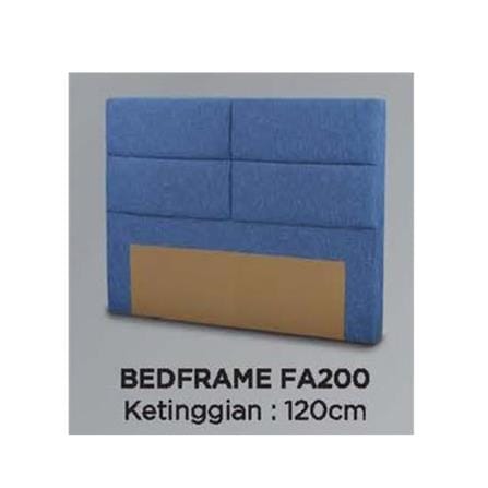 KINGKOIL BEDFRAME ONLY KING SIZE (6) FA200 BLUE