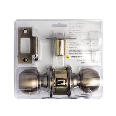 YALE BATHROOM KNOB KN-VCA5122US5 ANTIQUE BRASS