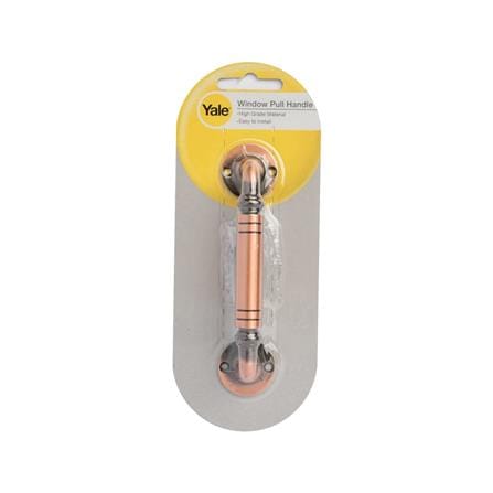 YALE PULL HANDLE 100MM WP908042ACP1 ANTIQUE COPPER
