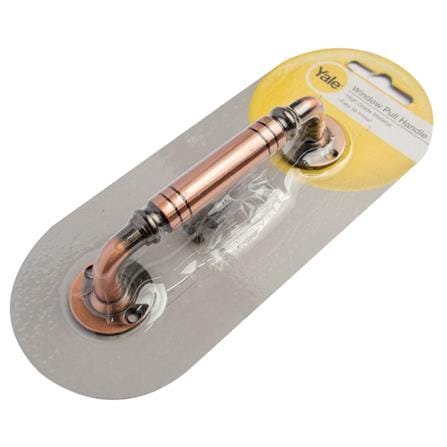 YALE PULL HANDLE 100MM WP908042ACP1 ANTIQUE COPPER