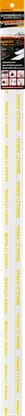 MAGNETIC DOOR SWEEP SMILE 90CM WHITE