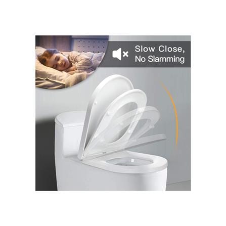 WATERTEC SOFT CLOSE TOILET SEAT FTS-004040-5TKWHITE