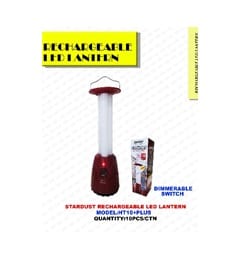 STARDUST HT10+ LED RECHARGE LANTERN 3X6W