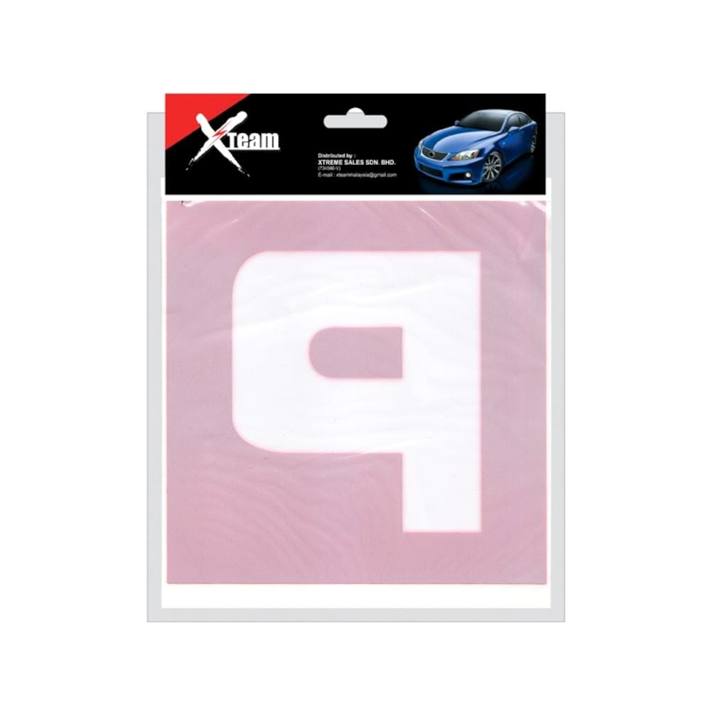 XTEAM CAR ACCESSORIES MOTORCYCLE STICKER-P STANDARD EACH