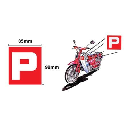 XTEAM CAR ACCESSORIES MOTORCYCLE STICKER-P STANDARD EACH