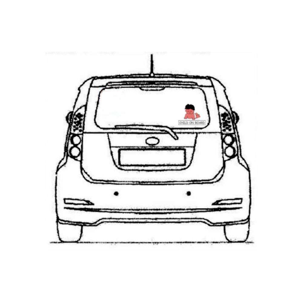 XTEAM CAR ACCESSORIES STICKER SIGN-CHILD ON BOARD
