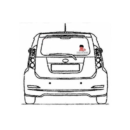 XTEAM CAR ACCESSORIES STICKER SIGN-CHILD ON BOARD