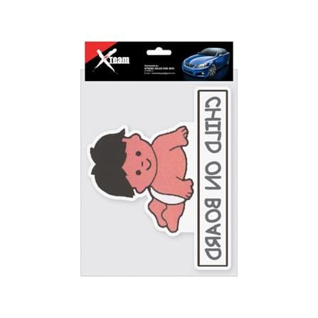 XTEAM CAR ACCESSORIES STICKER SIGN-CHILD ON BOARD
