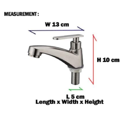 LIVINOX BASIN FAUCET PILLAR MOUNTED LST-BLB01/C SS304