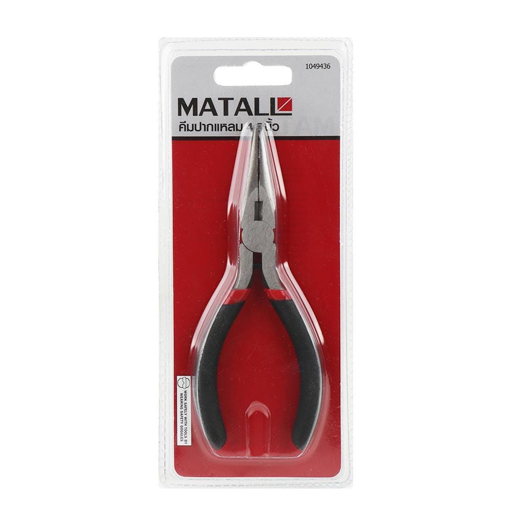 LONG NOSE PLIERS MATALL 4.5"