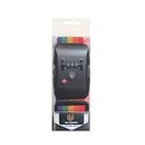GLOBAL ADJUSTABLE LUGGAGE CROSS STRAP TSA