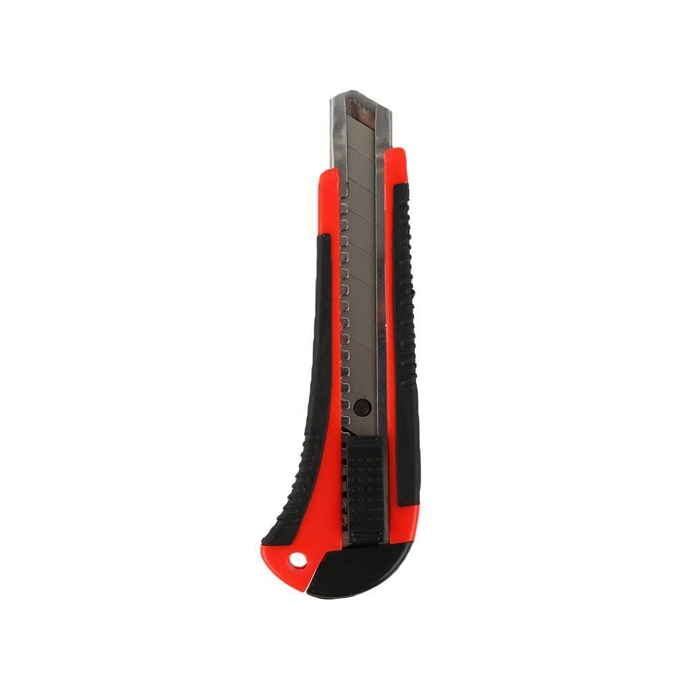 RETRACTABLE UTILITY KNIFE WITH PLASTIC HANDLE MATALL 18MM