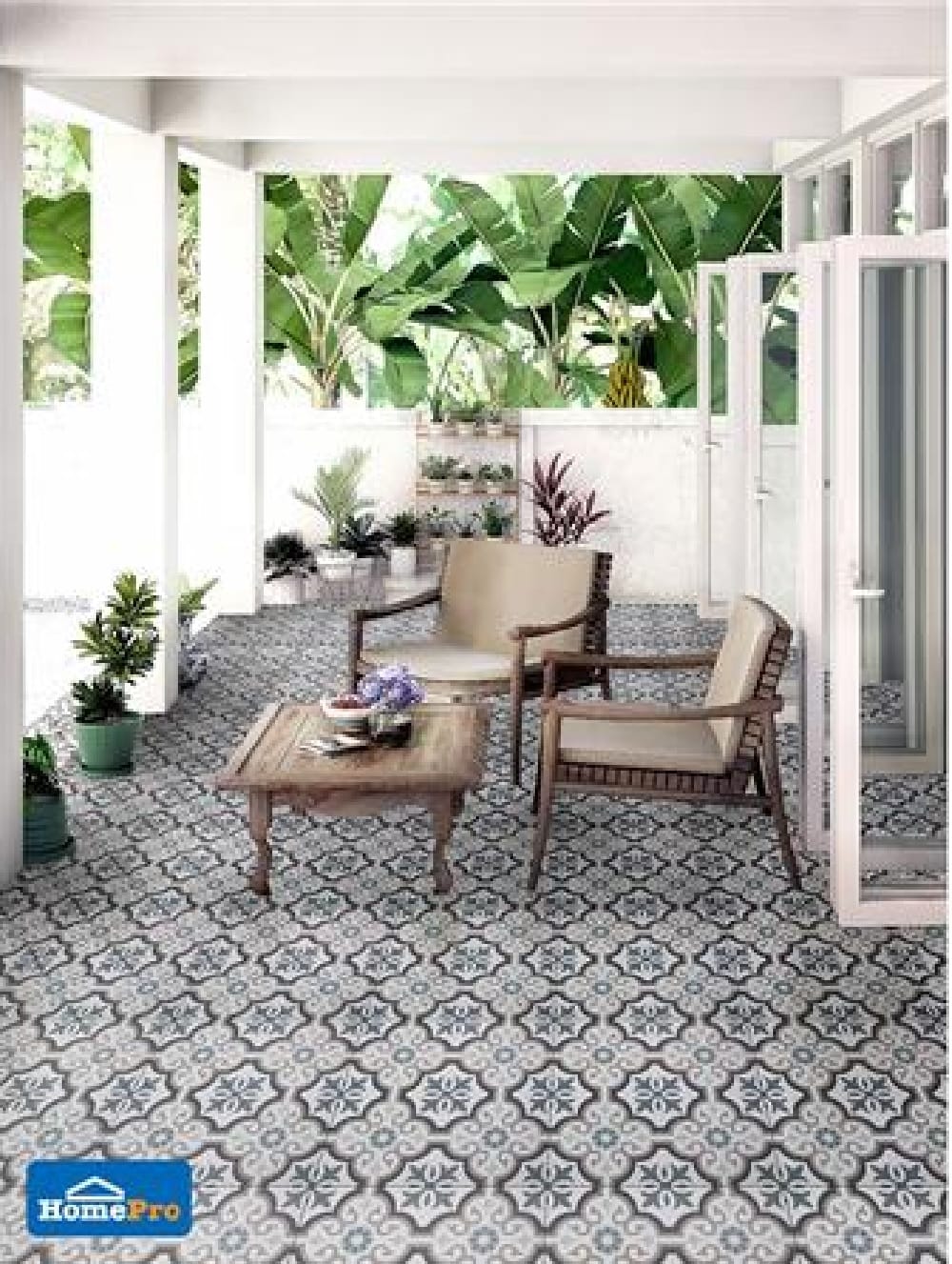 TARA FLOORTILE 40X40CM MOROCCAN CLASSIC MIX 0.96M2