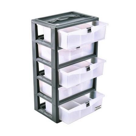 TOOL STORAGE BOX MATALL-C 15-COMPARTMENT GRAY