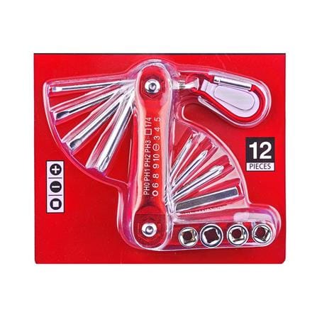 MULTI-TOOL SOCKET AND SCREWDRIVER MATALL 12IN1