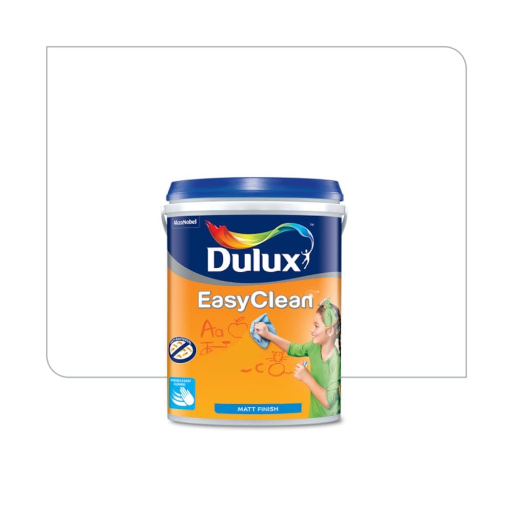 DULUX EASYCLEAN ANTIBACTERIA BRILLIANT WHITE 5 LITRE