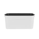STORAGE BOX STACKO LARZE S 32X21X14CM WHITE/GRAY LID