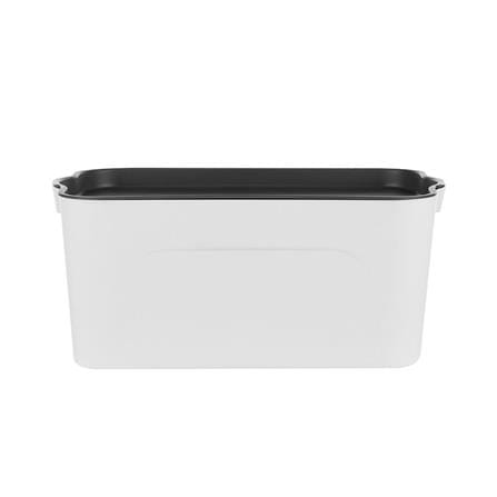 STORAGE BOX STACKO LARZE S 32X21X14CM WHITE/GRAY LID