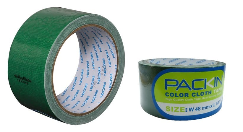 CLOTH TAPE PACK IN 48MMX10YD GREEN