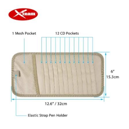 XTEAM CD 12 SUN VISOR (BLACK/BROWN)