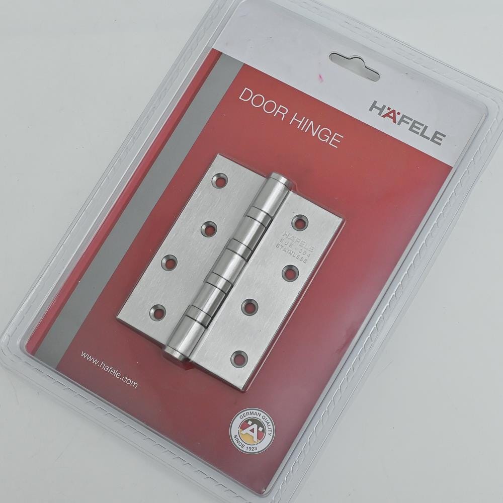 HAFELE BUTT HINGE 489.05.018 4 X 3 INCH 3 EACH SATIN NICKEL