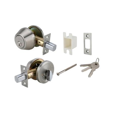 HAFELE SINGLE DEADBOLT 489.10.115 SATIN NICKEL