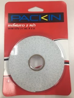 DOUBLE-SIDE FOAM TAPE PACK IN 21MMX5M