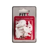 SCREEN KNOB FITT WHITE 10EA