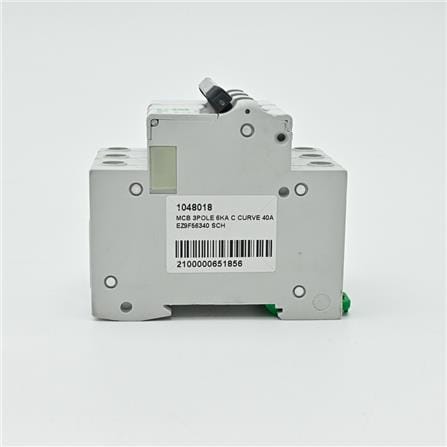 SCHNEIDER MINIATURE CIRCUIT BREAKER 3 POLE 40A C CURVE EZ9F56340
