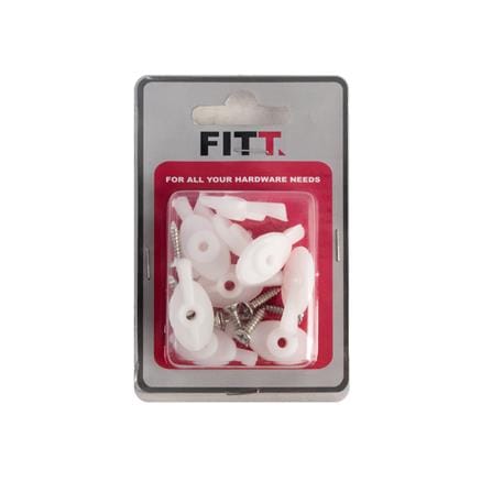 SCREEN KNOB FITT BROWN 10EA