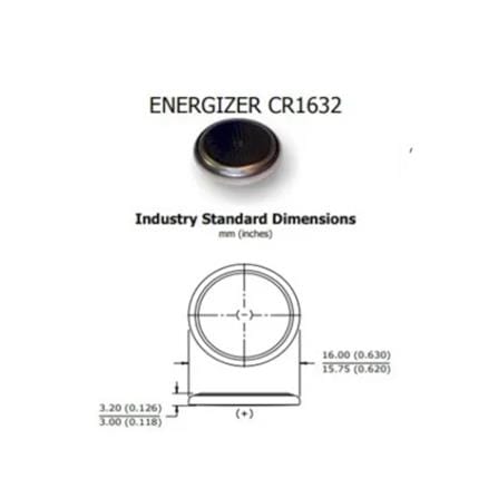 ENERGIZER LITHIUM COIN BATTERY 1632 1PCS  ECR1632BS1G