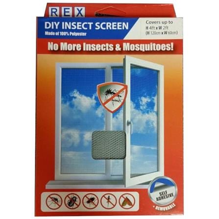 REX POLYESTER DO-IT-YOURSELF INSECT SCREEN 4X2FT RX2