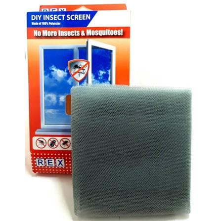 REX POLYESTER DO-IT-YOURSELF INSECT SCREEN 4X2FT RX2