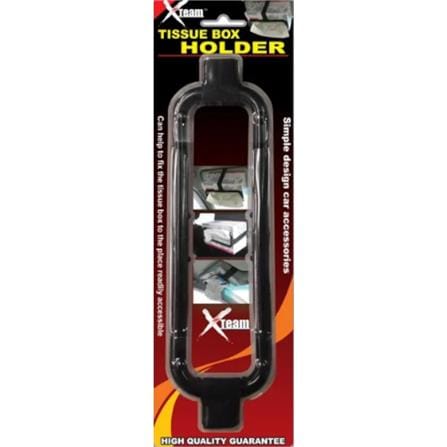 XTEAM TISSUE BOX HOLDER (ELASTIC) BLACK