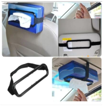 XTEAM TISSUE BOX HOLDER (ELASTIC) BLACK