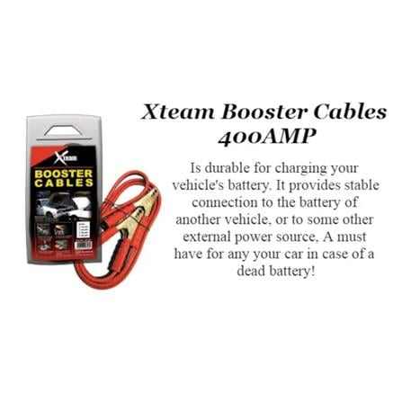 XTEAM BOOSTER CABLES XT400BC (CAR INTERIOR CARE)