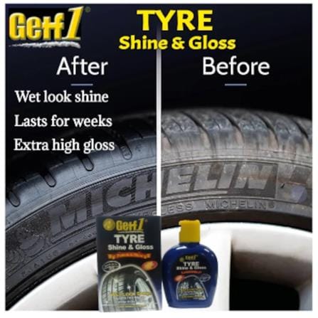 GETF 1 TYRE SHINE GF130TS 130 ML (AUTO PAINT CARE)