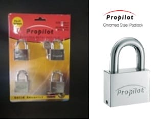 PROPILOT PADLOCK SET KEY ALIKE PCL40MM 4 EACH