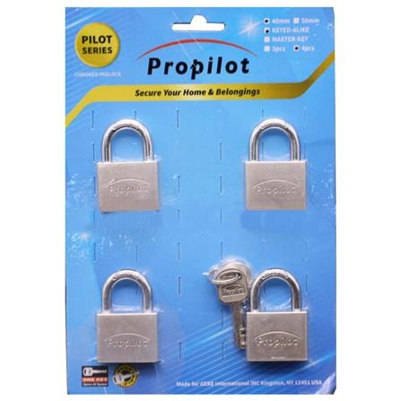 PROPILOT PADLOCK SET KEY ALIKE PCL40MM 4 EACH