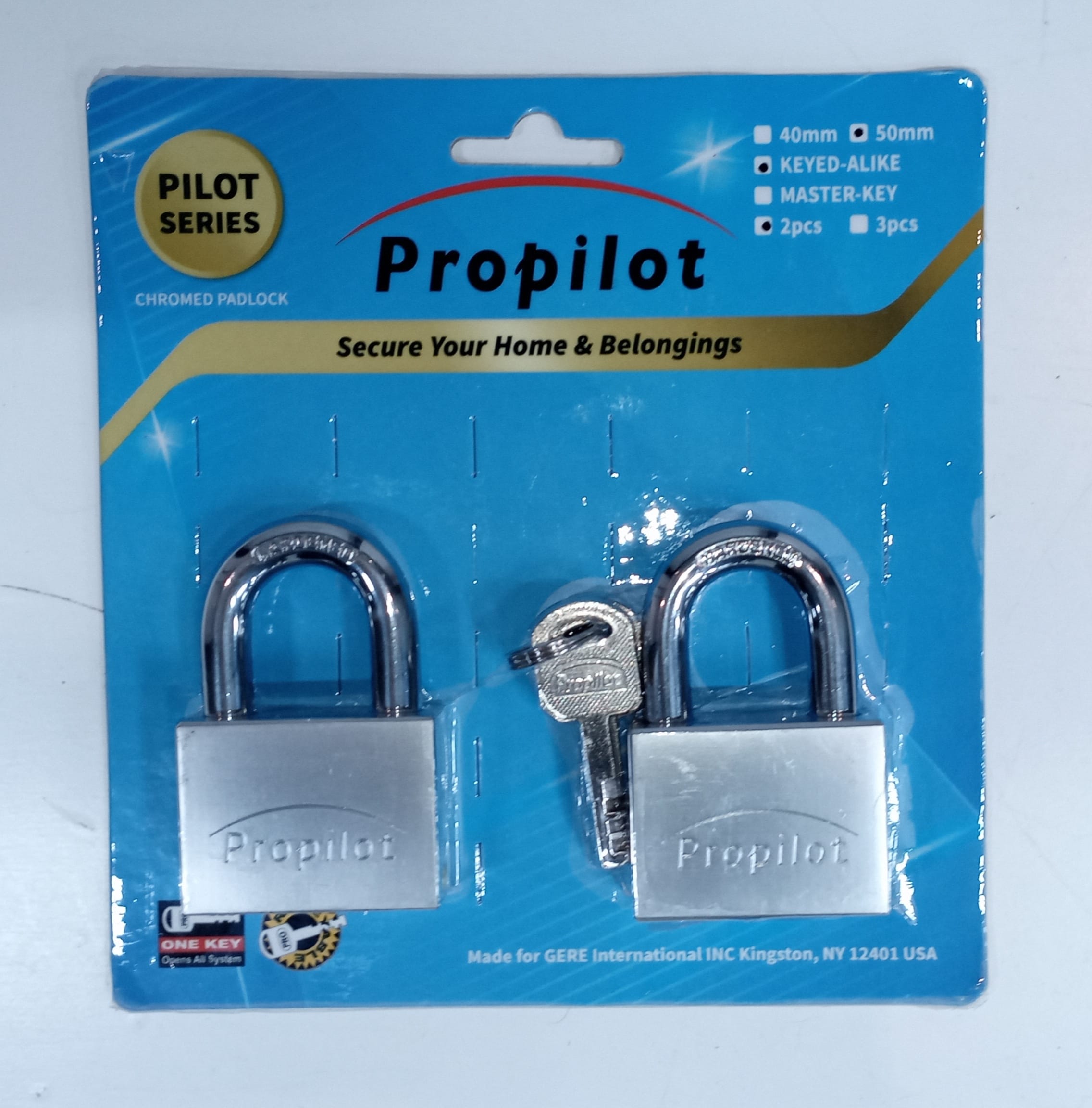 PROPILOT 50MM PCL50MM 2EA PADLOCK SET