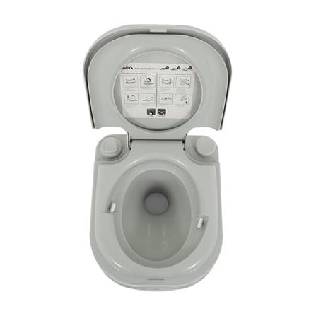 MOYA PORTABLE TOILET OC13 WHITE AND BLACK H43XW36XD44 CM