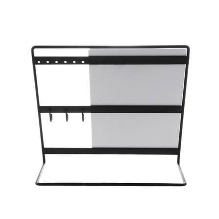 MAGNIFYING MIRROR WITH HOOKS MOYA SI2046A BLACK