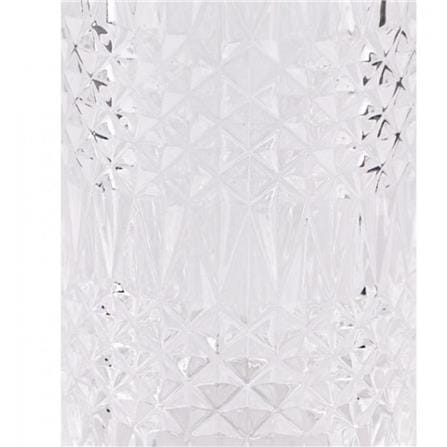 MOYA SOAP DISPENSER GL0042A-LD CLEAR GLASS H20XW8XD8 CM